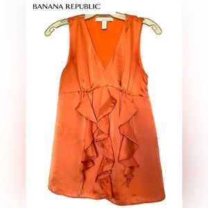 Banana Republic Heritage Orange sleeveless Top